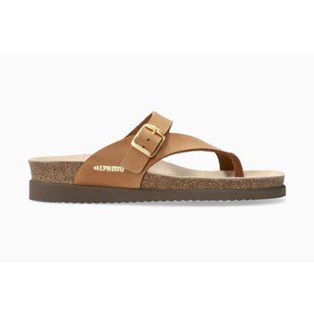MEPHISTO MEPHISTO HELEN PLUS THONG SANDAL SCRATCH CAMEL