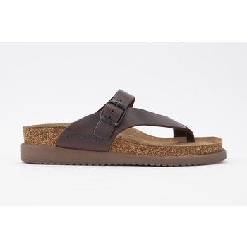 MEPHISTO MEPHISTO HELEN PLUS THONG SANDAL DARK BROWN