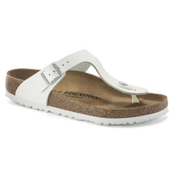 BIRKENSTOCK BIRKENSTOCK GIZEH WHITE LEATHER