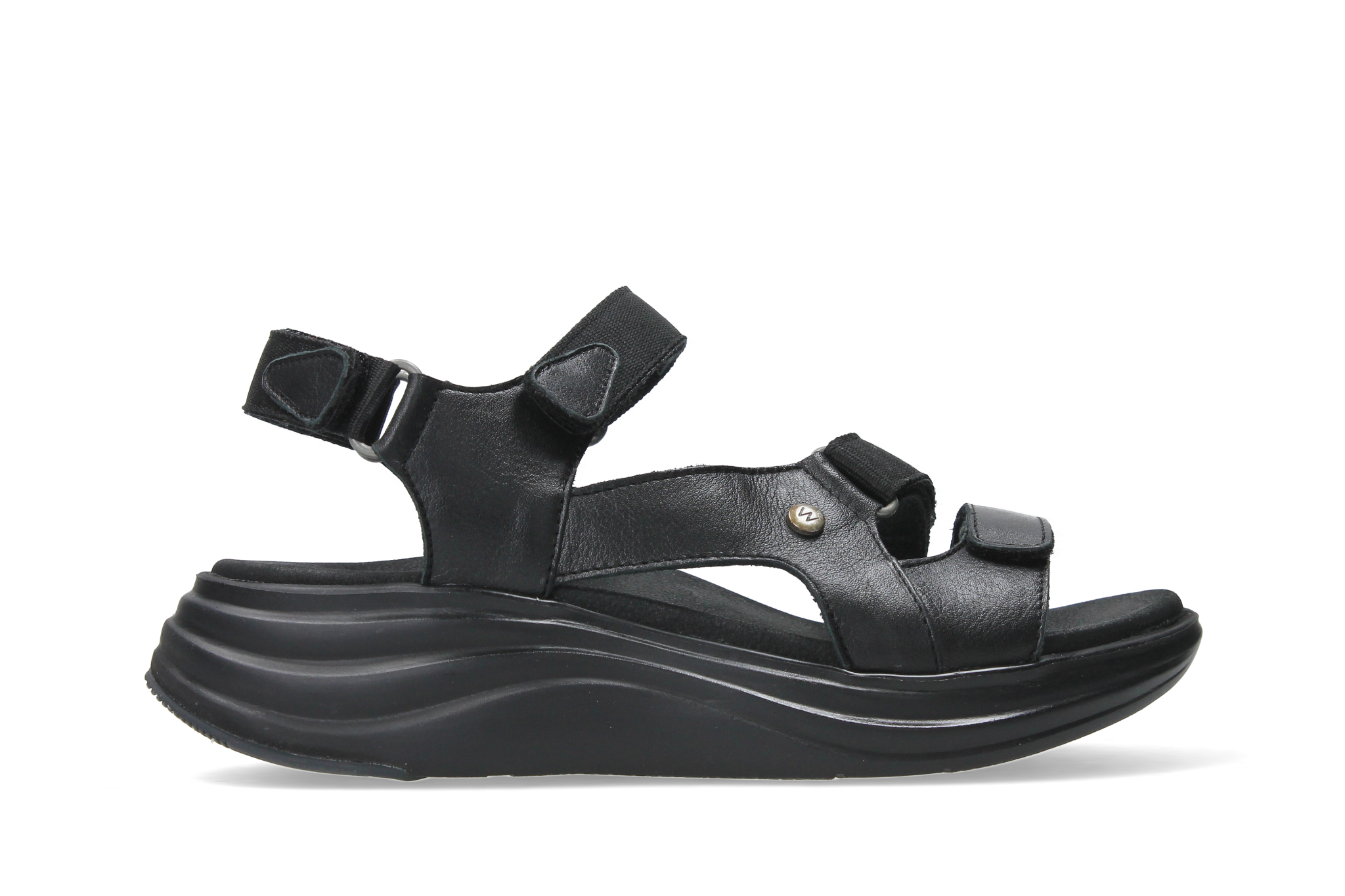 Leather Wolky Sandals Canada WOLKY- CIRRO- BLACK Foot Sensation