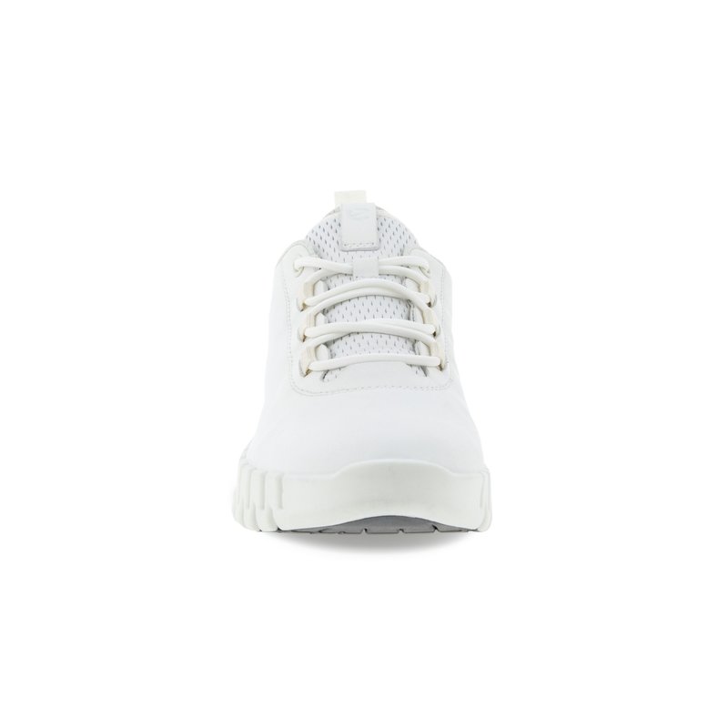 ECCO ECCO GRUUV SNEAKER LACE UP W WHITE LEATHER
