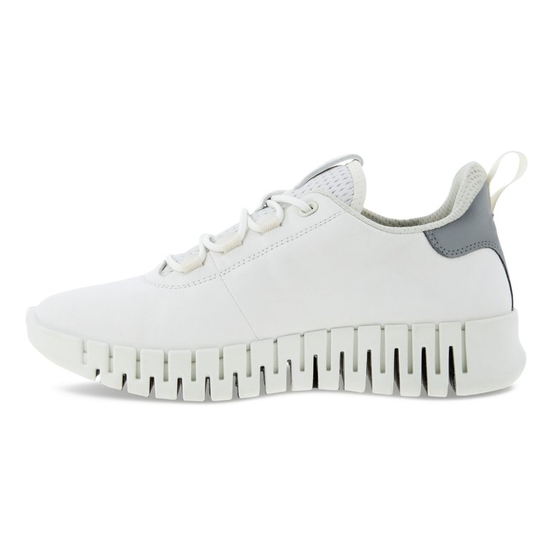 ECCO ECCO  GRUUV W SNEAKER LEATHER  WHITE