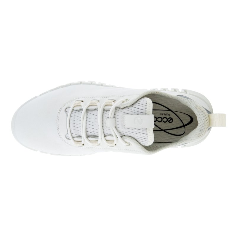 ECCO ECCO GRUUV SNEAKER LACE UP W WHITE LEATHER