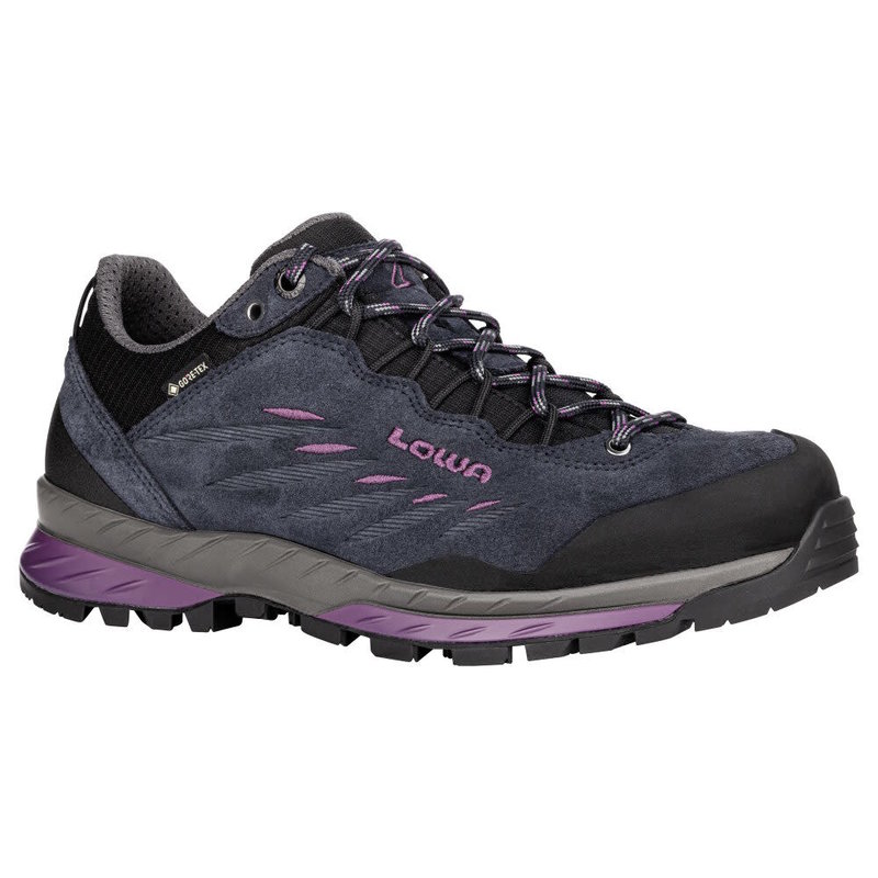 LOWA LOWA- DELAGO GTX LO WOMENS- NAVY-BERRY