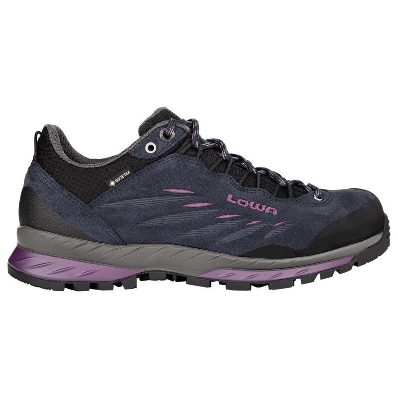 LOWA LOWA- DELAGO GTX LO WOMENS- NAVY-BERRY