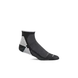SOCKWELL SOCKWELL PLANTAR SPORT QUARTER BLACK
