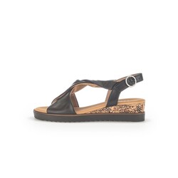 GABOR GABOR SANDAL BACKSTRAP 22-751-27 BLACK CORK