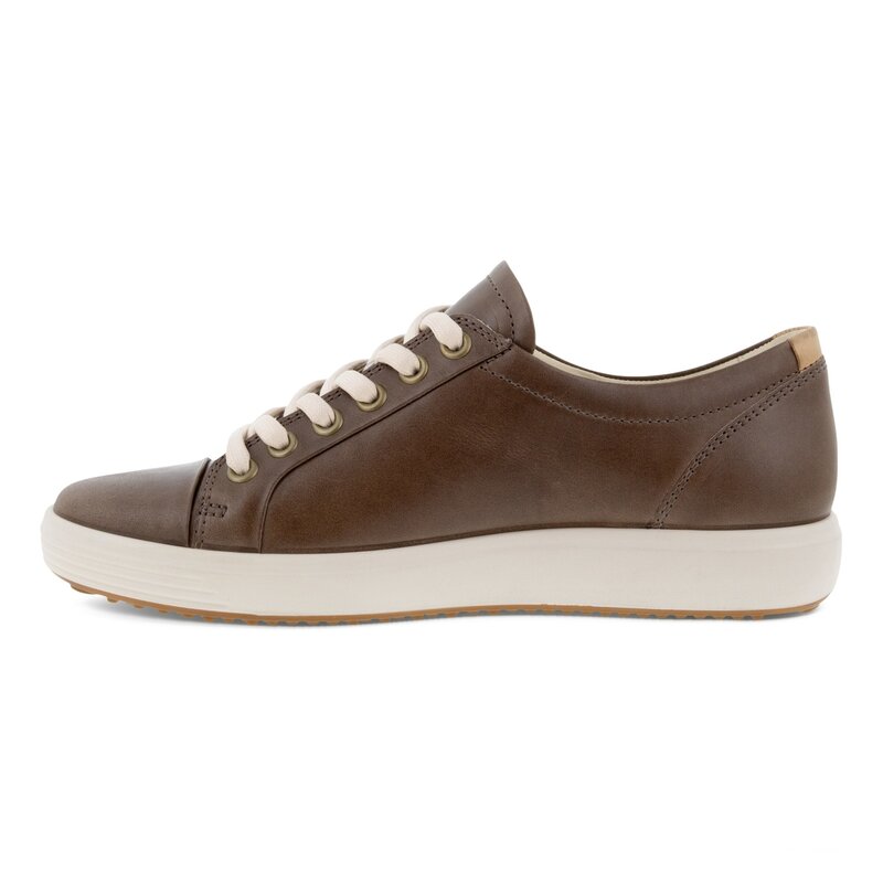 ECCO ECCO SOFT 7 W SNEAKER LACE UP TAUPE