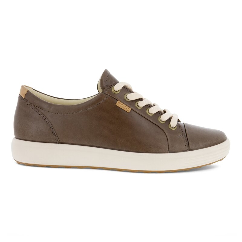 ECCO ECCO SOFT 7 W SNEAKER LACE UP TAUPE