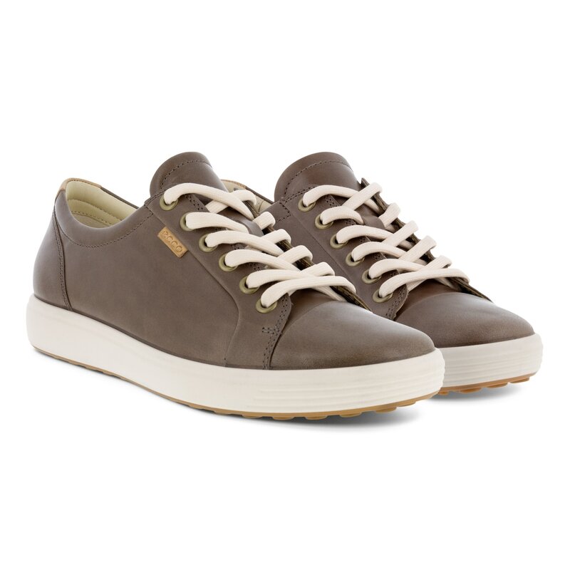 ECCO ECCO SOFT 7 W SNEAKER LACE UP TAUPE