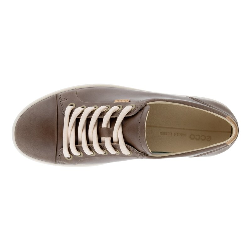 ECCO ECCO SOFT 7 W SNEAKER LACE UP TAUPE