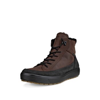 ECCO ECCO- SOFT 7 TRED MENS HIGH CUT BO- BLACK/MOCHA