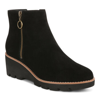 Vionic - Womens Perk Kaylee Suede Knit Ankle Boot