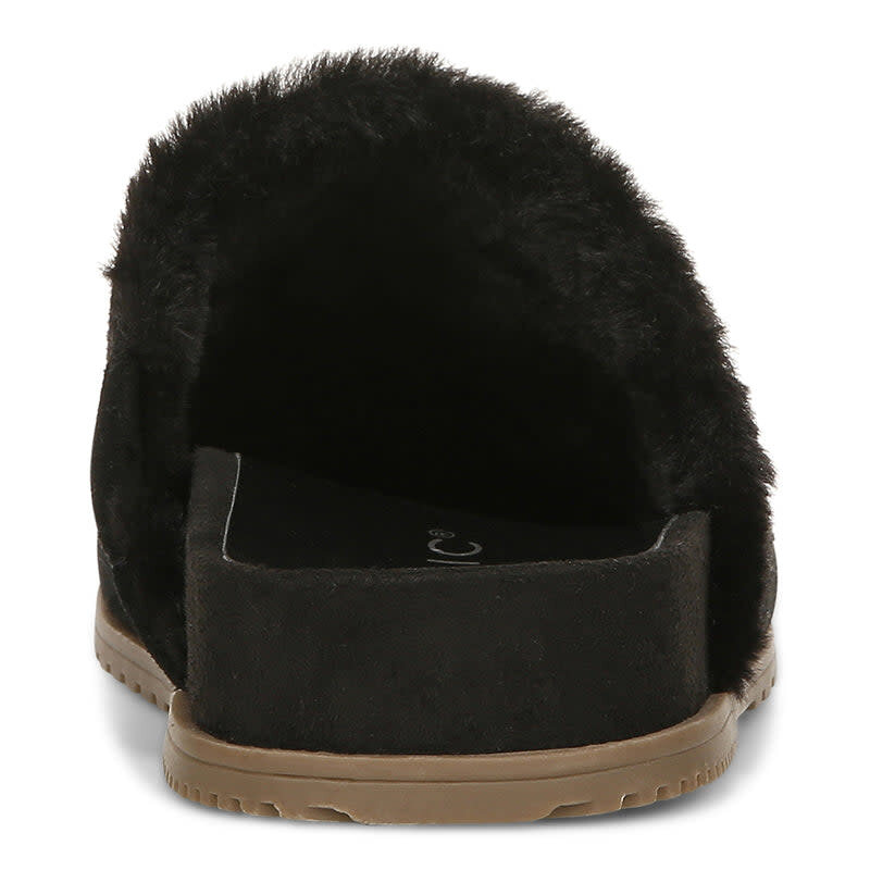 VIONIC VIONIC SLIPPERS JOYFUL ARLETTE  BLACK SUEDE