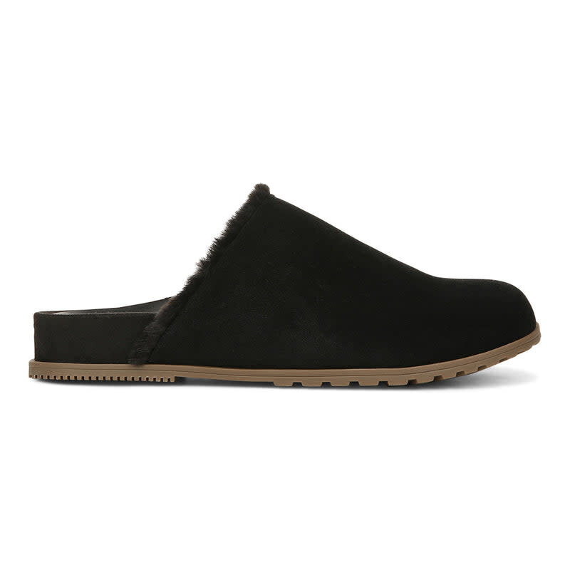 VIONIC VIONIC SLIPPERS JOYFUL ARLETTE  BLACK SUEDE