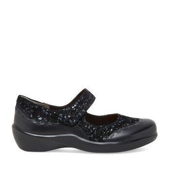 ZIERA ZIERA- GUMMIBEAR- BLACK- SPARKLE- SUEDE