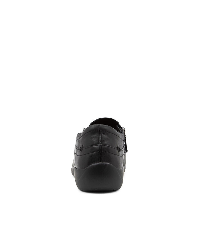 ZIERA ZIERA JEWELLS BLACK LEATHER