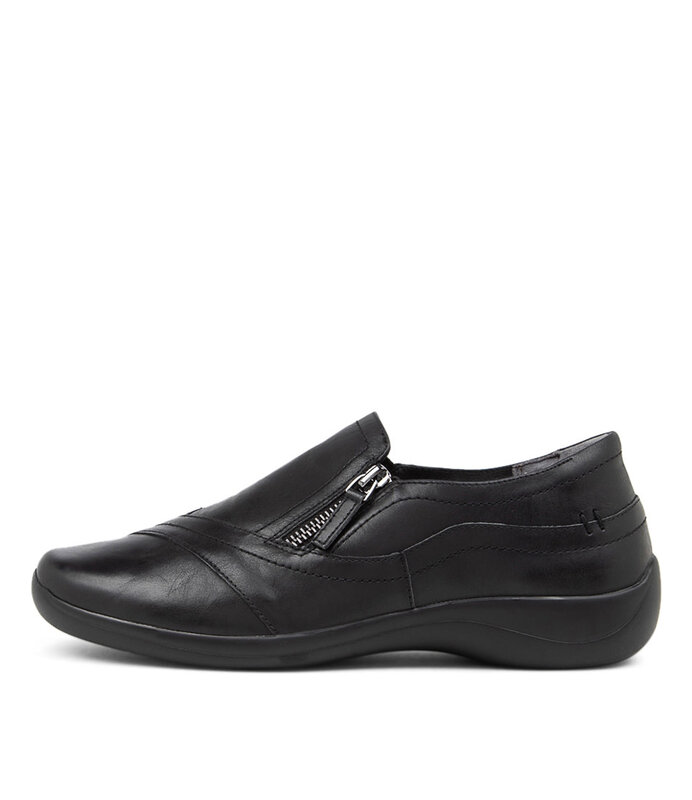 ZIERA ZIERA JEWELLS BLACK LEATHER