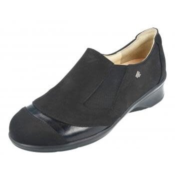 FINN COMFORT FINN COMFORT EDINA SLIP ON BLACK PATENT/BUGGY