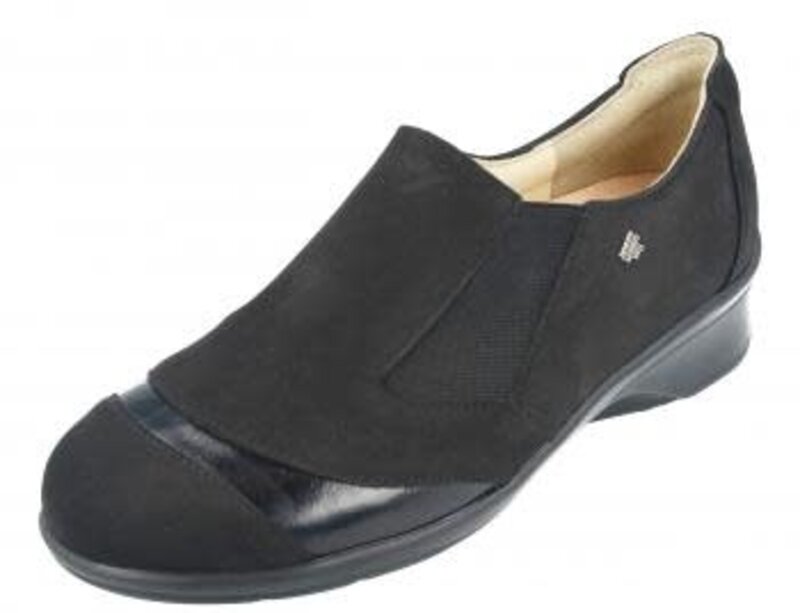 FINN COMFORT FINN COMFORT EDINA SLIP ON BLACK PATENT/BUGGY