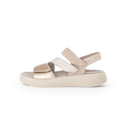 GABOR GABOR 3 STRAP SANDAL  BACK STRAP SANDAL- 22-862-80- CHAMPAGNE