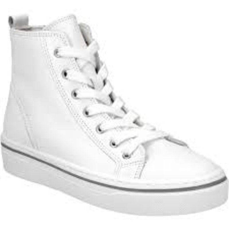 GABOR GABOR- HIGH TOP LACED BOOT- 23.160.21- WHITE