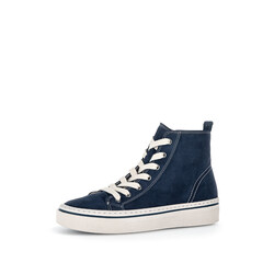 GABOR GABOR HIGH TOP SHOE ZIP 33.660.16 MARINE SUEDE