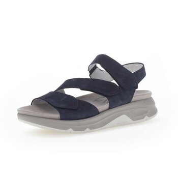 GABOR GABOR- ROLLING SOFT SANDAL- 3 STRAP- 26-887-36- BLUE