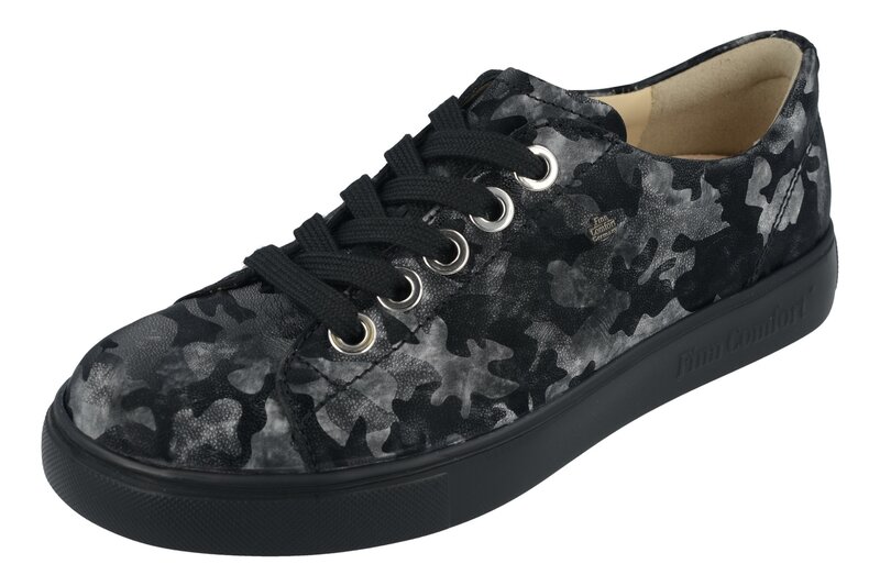 FINN COMFORT FINN COMFORT EL PASO SNEAKER LACE UP NERO DIVA