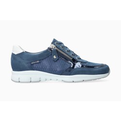 MEPHISTO MEPHISTO YLONA SNEAKER LACE UP DENIM LEATHER