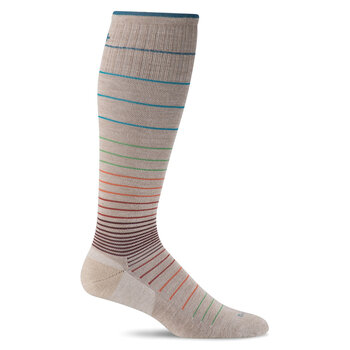 SOCKWELL SOCKWELL WOMEN CIRCULATOR 15-20mmHg COMPRESSION BARLEY