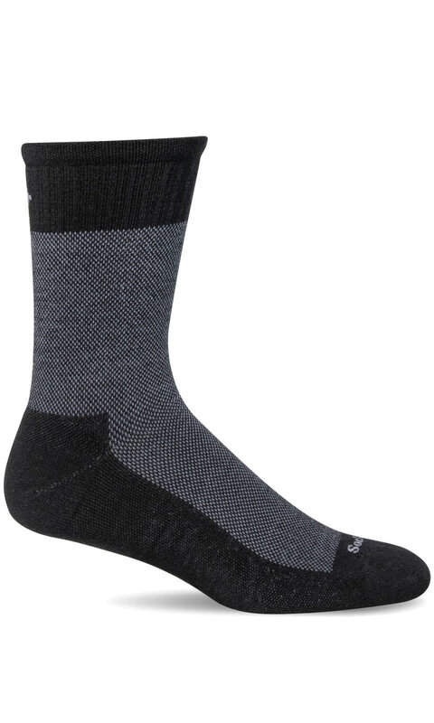 SOCKWELL SOCKWELL-FOOTHOLD II CREW BLACK L/XL