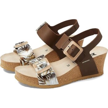 MEPHISTO MEPHISTO LISSIA SANDAL DARK BROWN SCRATCH-JUNGLE