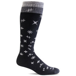 SOCKWELL SOCKWELL TWINKLE 20- 30 mmHg OTC BLACK SPARKLE