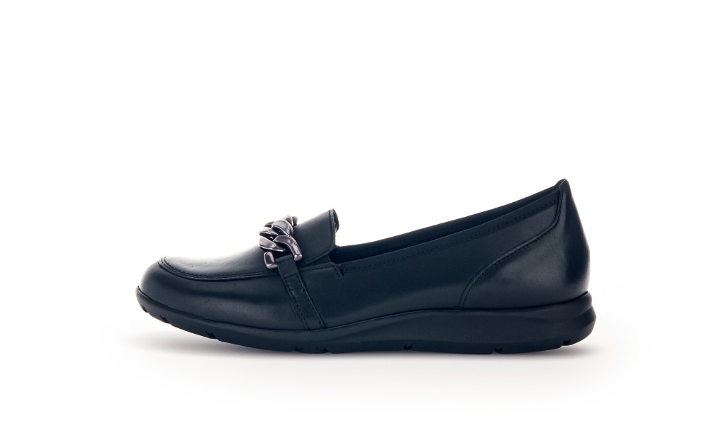 gabor black flat shoes