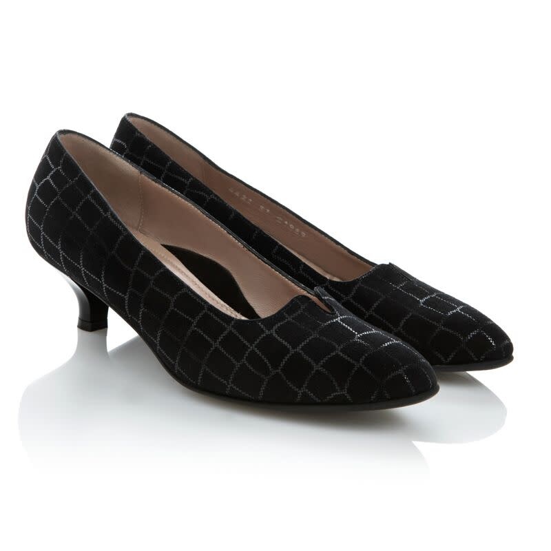 BEAUTIFEEL BEAUTIFEEL MYSTIQUE BLACK CROCO PRINT SUEDE Foot