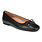 VIONIC VIONIC- KLARA BALLET FLAT BLACK LEATHER