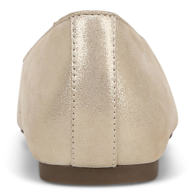 VIONIC VIONIC KLARA BALLET FLAT GOLD LEATHER