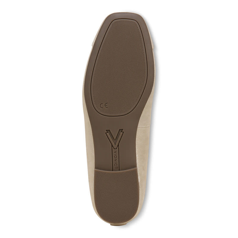 VIONIC VIONIC KLARA BALLET FLAT GOLD LEATHER