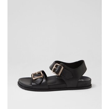 ZIERA ZIERA HASTICE SANDAL BLACK LEATHER