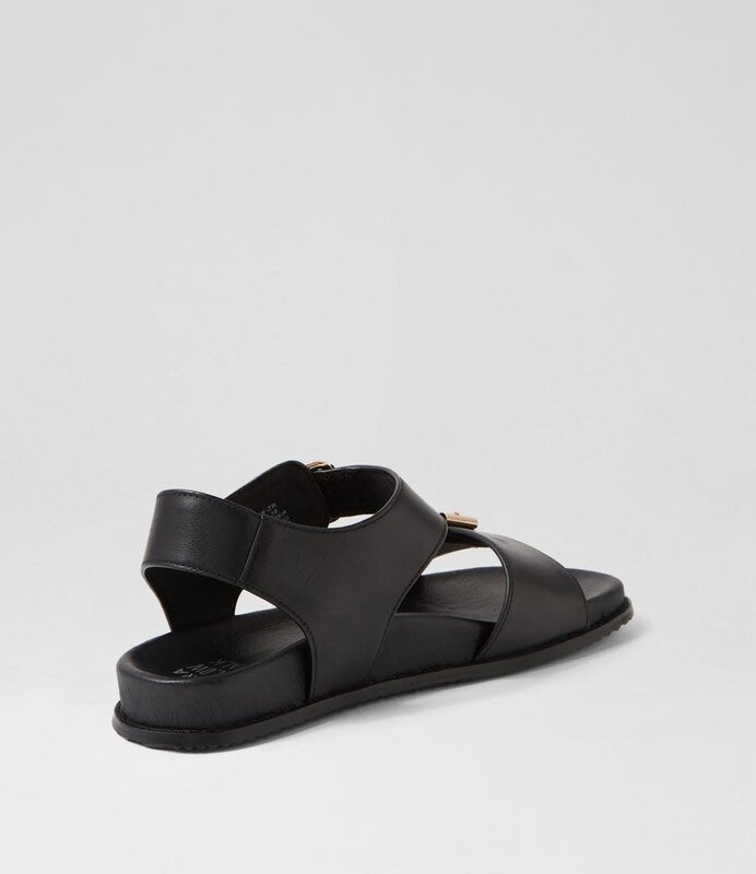 ZIERA ZIERA HASTICE SANDAL BLACK LEATHER