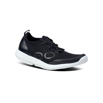 OOFOS OOMG SPORT (WOMENS) LACE WHITE/BLACK