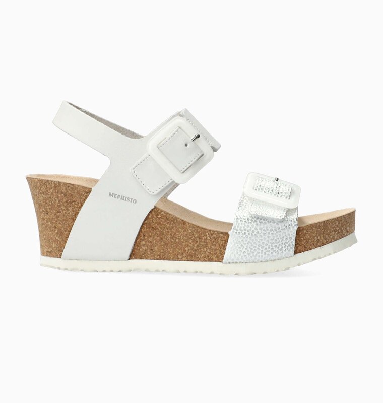 MEPHISTO MEPHISTO LISSIA SANDAL WHITE LEATHER