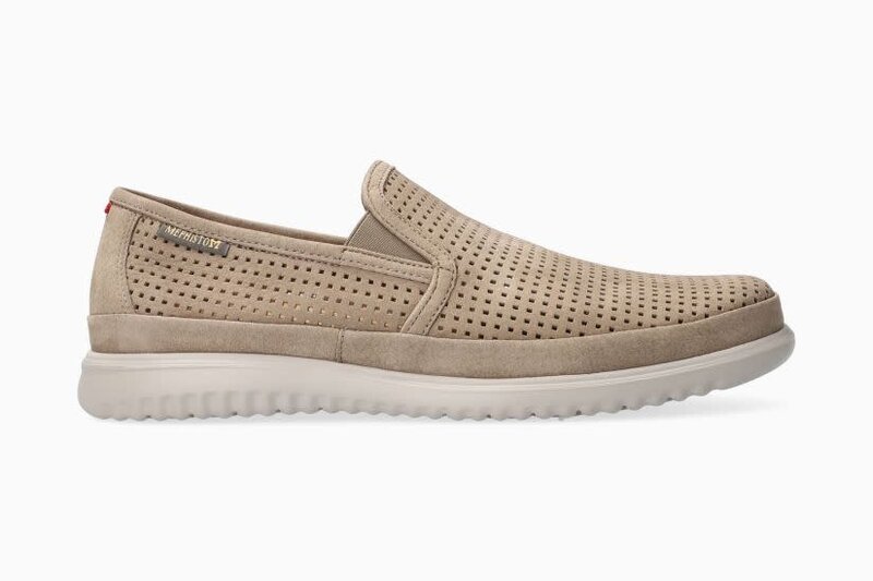 MEPHISTO MEPHISTO TIAGO MEN SLIP ON SAND SUEDE LEATHER