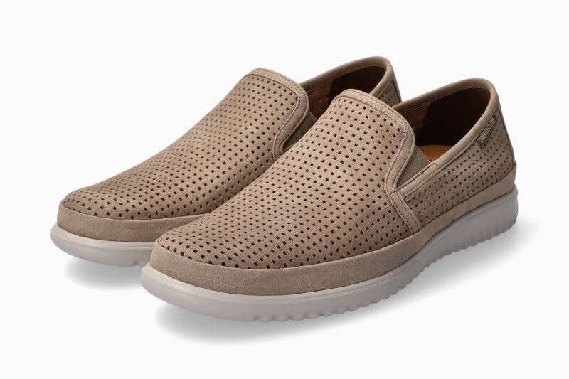 MEPHISTO MEPHISTO TIAGO MEN SLIP ON SAND SUEDE LEATHER