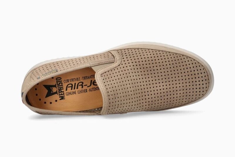 MEPHISTO MEPHISTO TIAGO MEN SLIP ON SAND SUEDE LEATHER