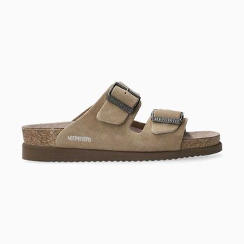 MEPHISTO MEPHISTO HESTER SANDAL WARM GREY SUEDE