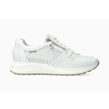 MEPHISTO MEPHISTO KIM PERF SNEAKER SIDE ZIP WHITE LEATHER