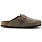BIRKENSTOCK BIRKENSTOCK BOSTON SOFT FOOTBED TAUPE SUEDE LEATHER