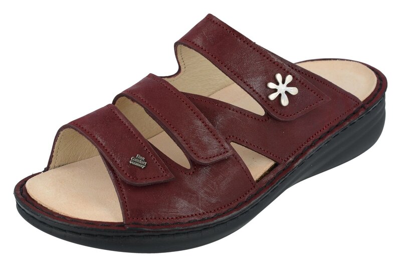 FINN COMFORT FINN COMFORT GRENADA SLIDE MELLOW SOFT BORDO LUNA FINNMELLOW